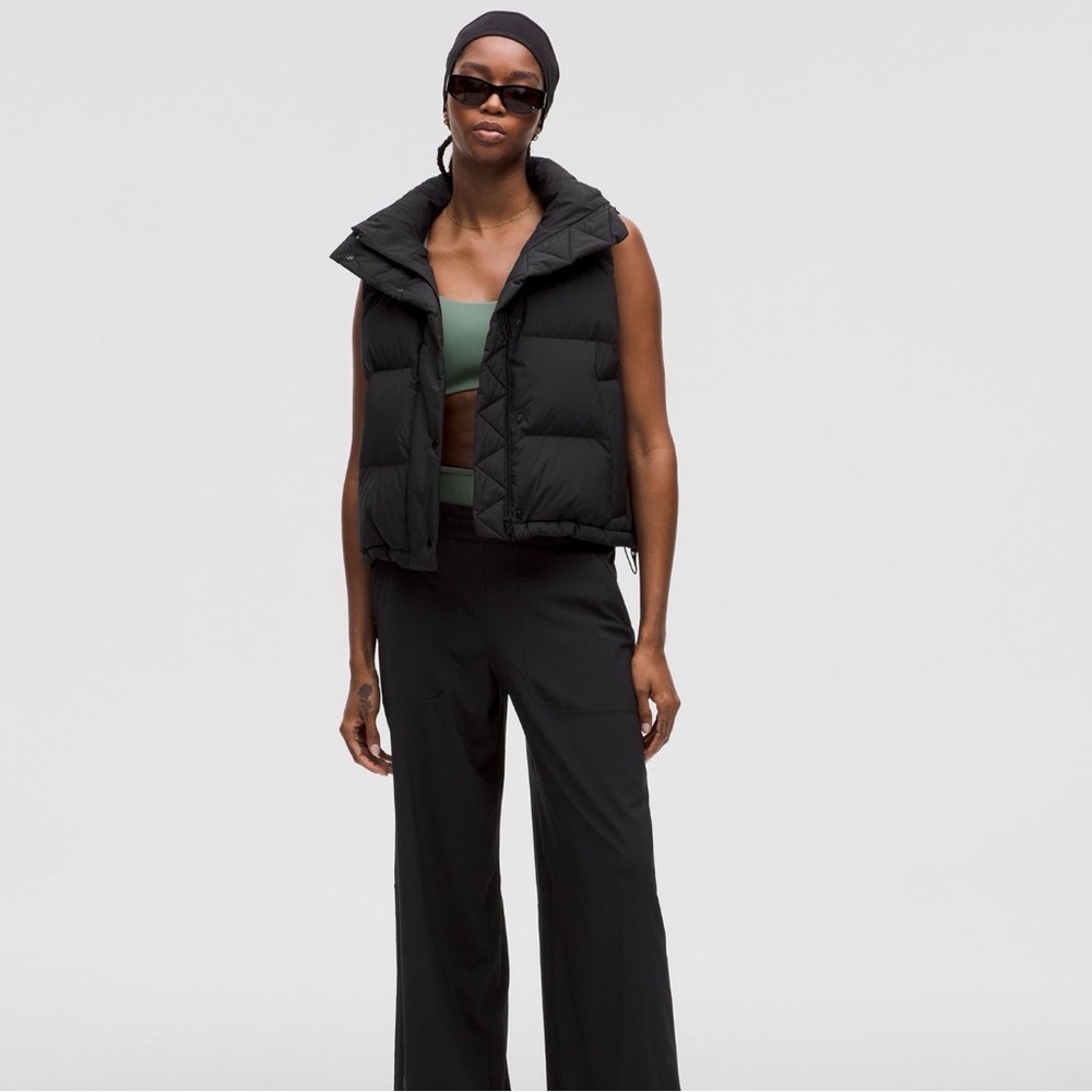 Lululemon Women’s Wunder Puff Cropped Vest with removable hood |4|
